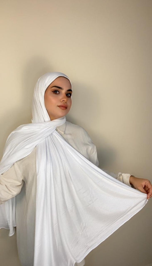 Kuwaiti Style Double Stretch  Cotton  for all Occasions -Offwhite