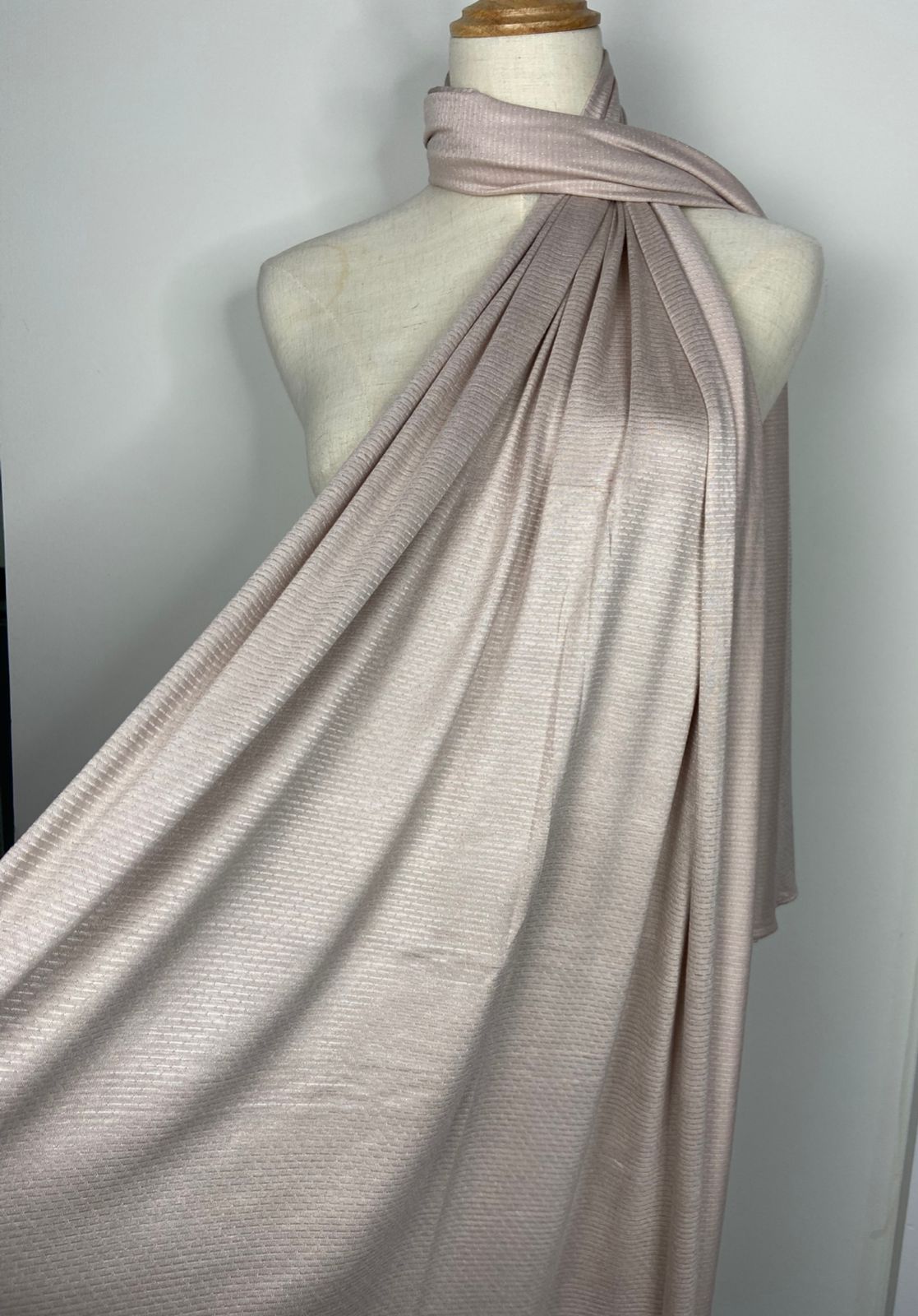 Double Stretch Soft  Cotton with lines