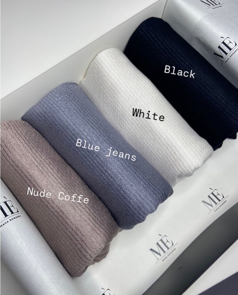Double Stretch Soft  Cotton with lines