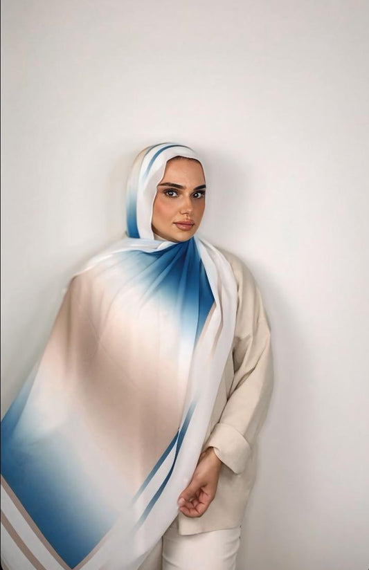 Beautiful  Turkish  Chiffon stylish  Headscarf-Multi Colour