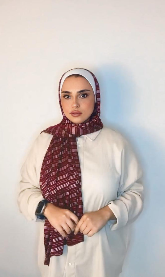 Soft ,stable ,stylish  & Stretchy Cotton with lines