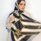 Pretty  Chiffon with Cotton Printed Head scarf