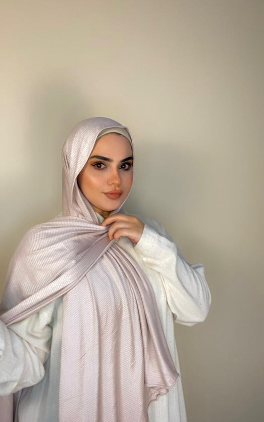Kuwaiti Style Double Stretch  Cotton  for all Occasions -peach